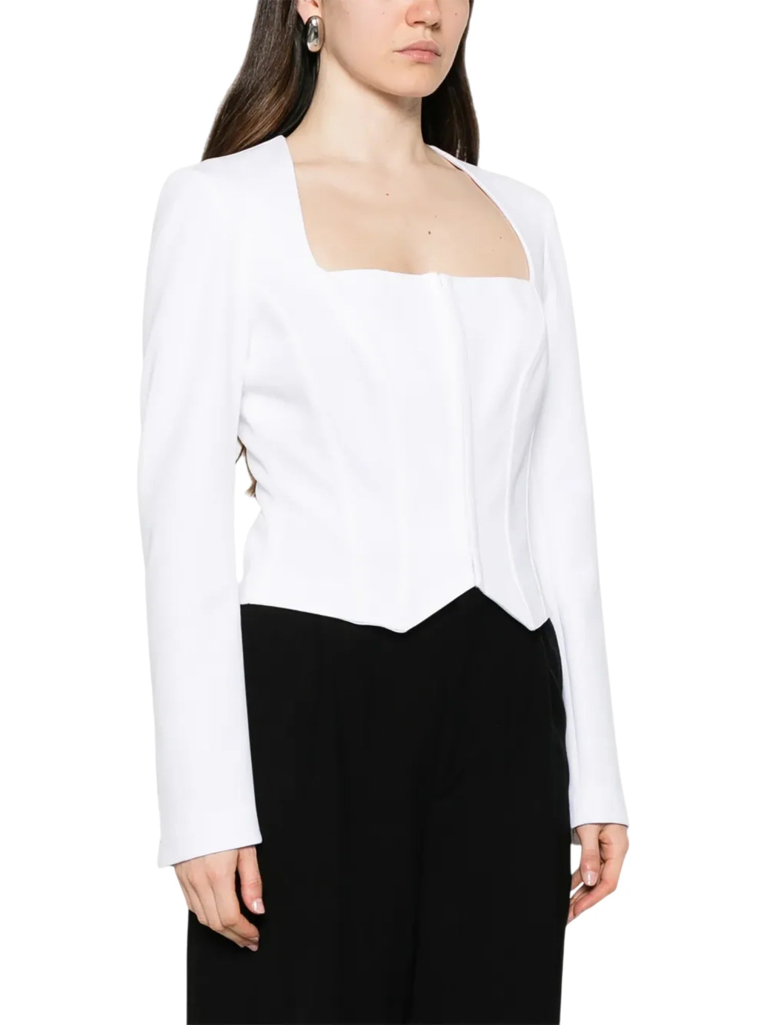 Aniye By giacca Shana donna stile bustier bianco 185047 02485 ANIYE BY 