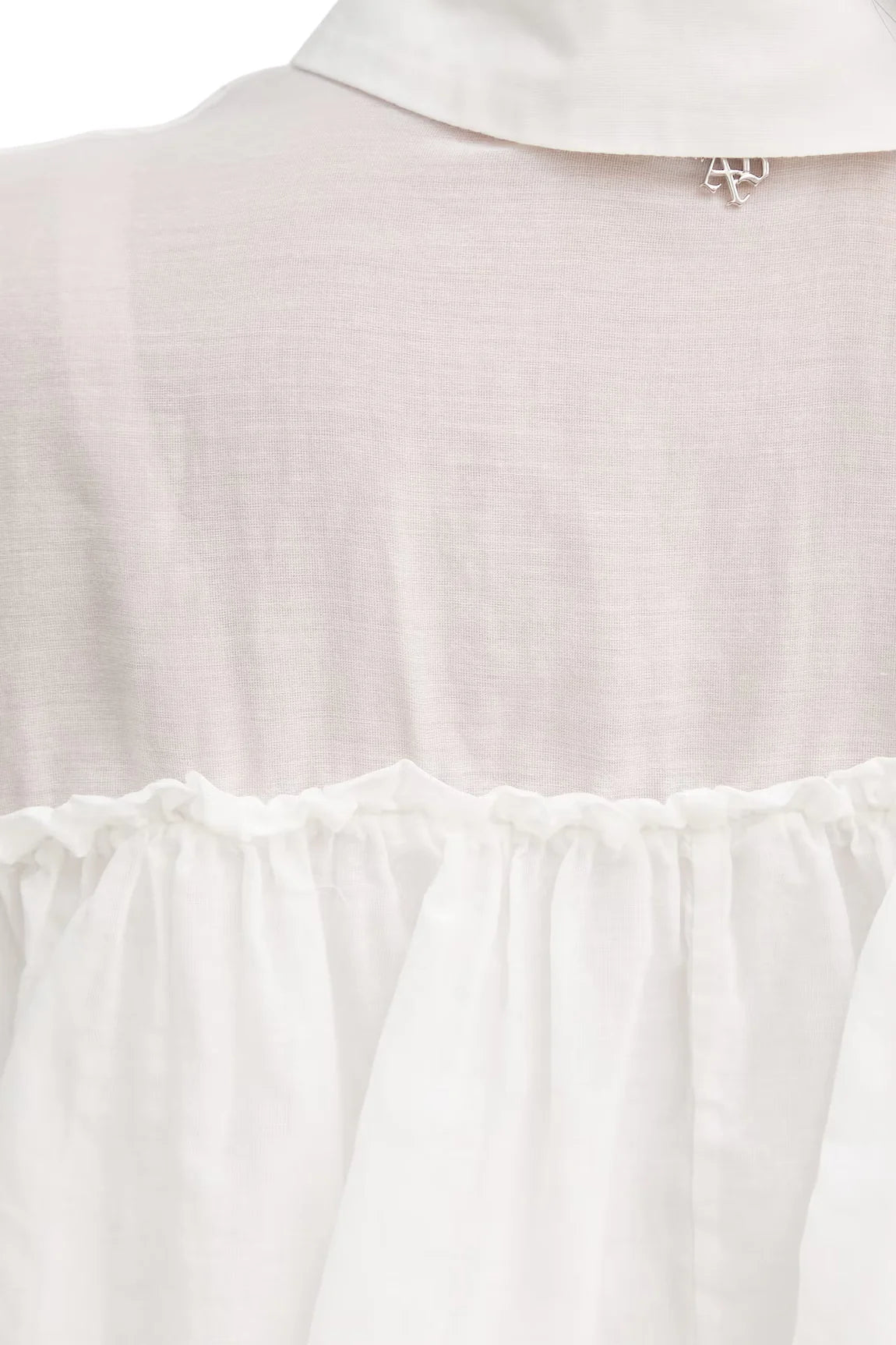Aniye By camicia crop donna Carmen bianco latte 185144 02477 ANIYE BY 