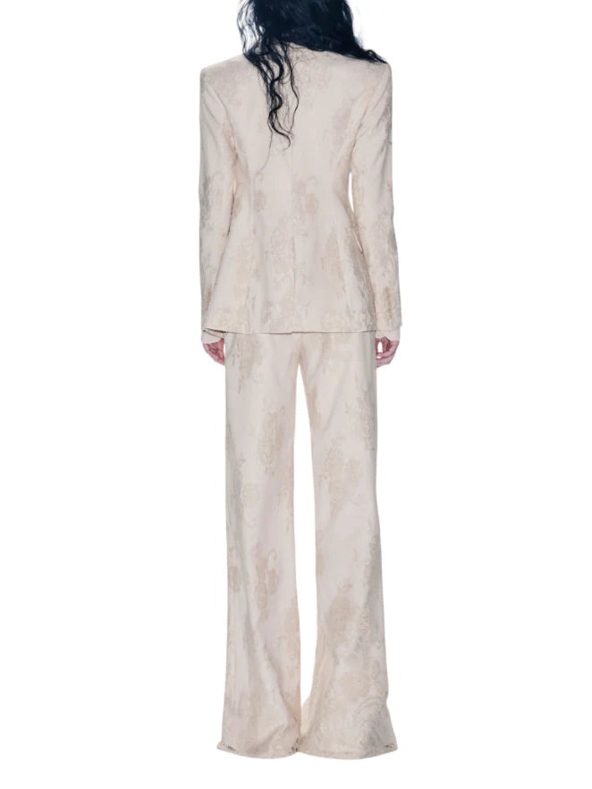 Aniye By pantaloni palazzo Silva in pizzo rosa cipria 185272 02486 ANIYE BY 