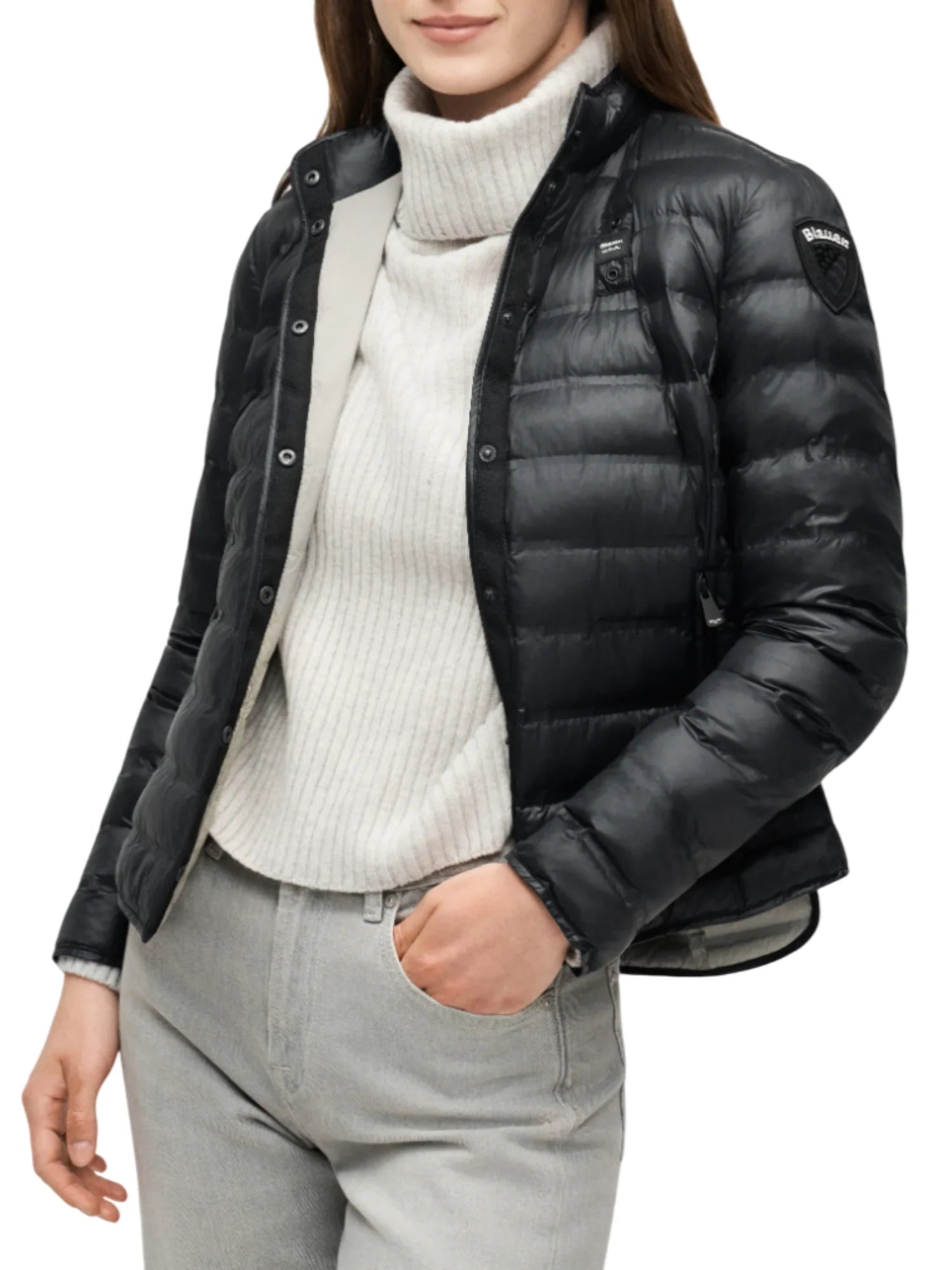 Blauer giubbino imbottito donna Moon nero 26SBLDC02173-007104 999RY BLAUER 
