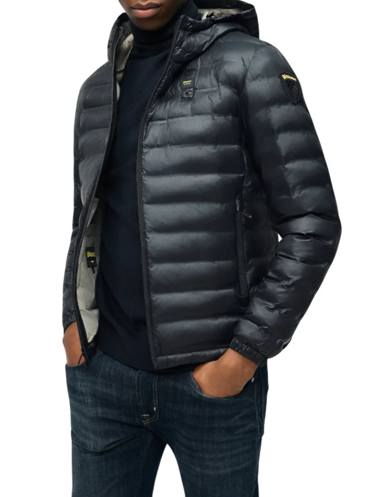 Blauer giubbino imbottitto uomo con cappuccio Charles nero 26SBLUC02179-007104 999RY BLAUER 
