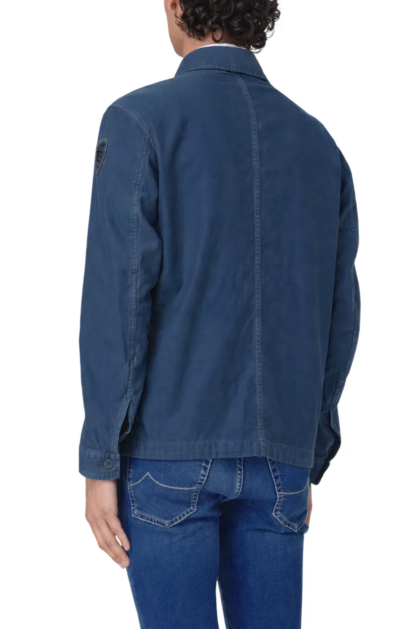 Blauer giubbino Goodale Dyed in cotone blu avio 26SBLUC04118-007452 890 BLAUER 