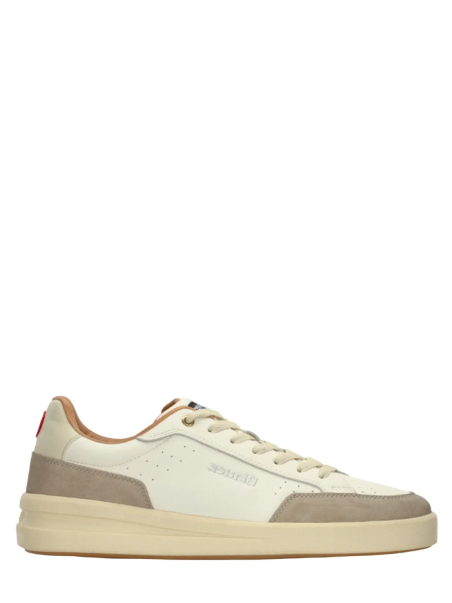 Blauer sneakers uomo Kyoto in pelle e suede panna beige S6KYOTO01-LEC CRE BLAUER 