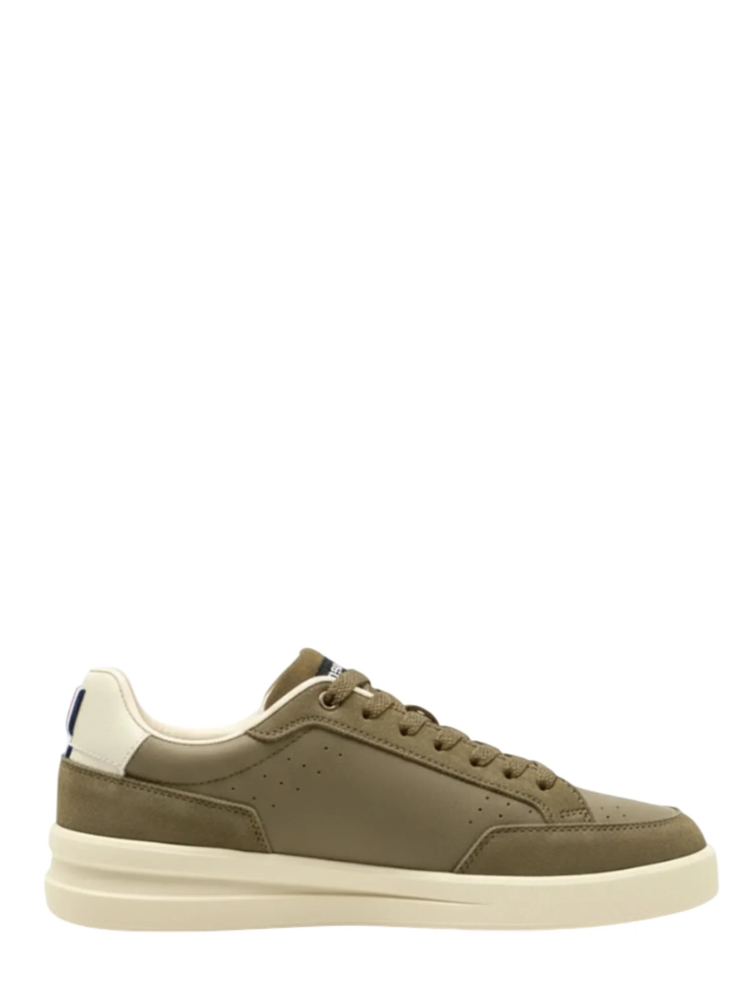 Blauer sneakers uomo Kyoto in pelle e suede verde militare S6KYOTO01-LES MIL BLAUER 