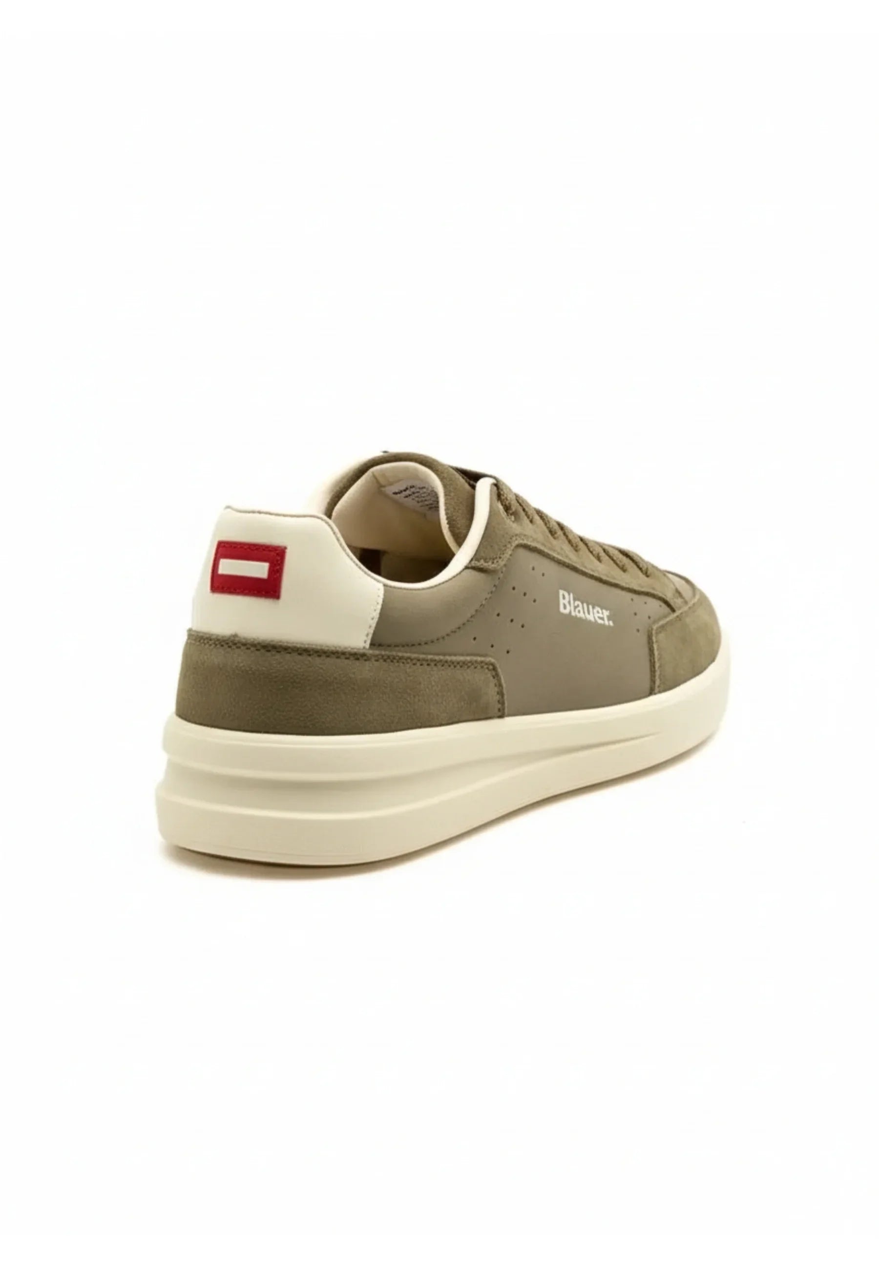 Blauer sneakers uomo Kyoto in pelle e suede verde militare S6KYOTO01-LES MIL BLAUER 