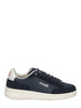 Blauer sneakers uomo Kyoto in pelle e suede blu