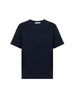 Blugirl T-shirt manica corta donna logo strass blu