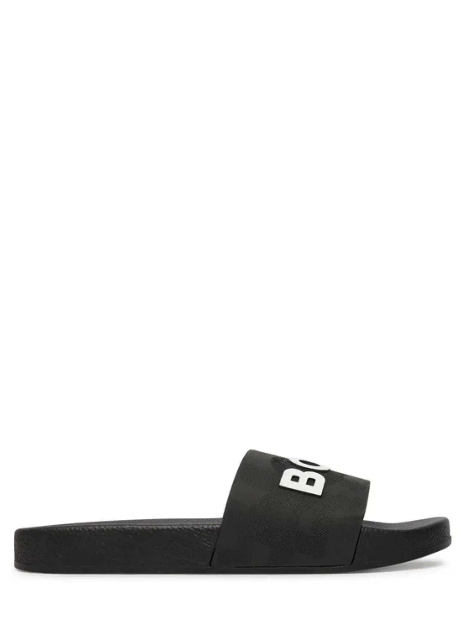Boss ciabatte bambino con logo nero J52669 NERO BOSS 
