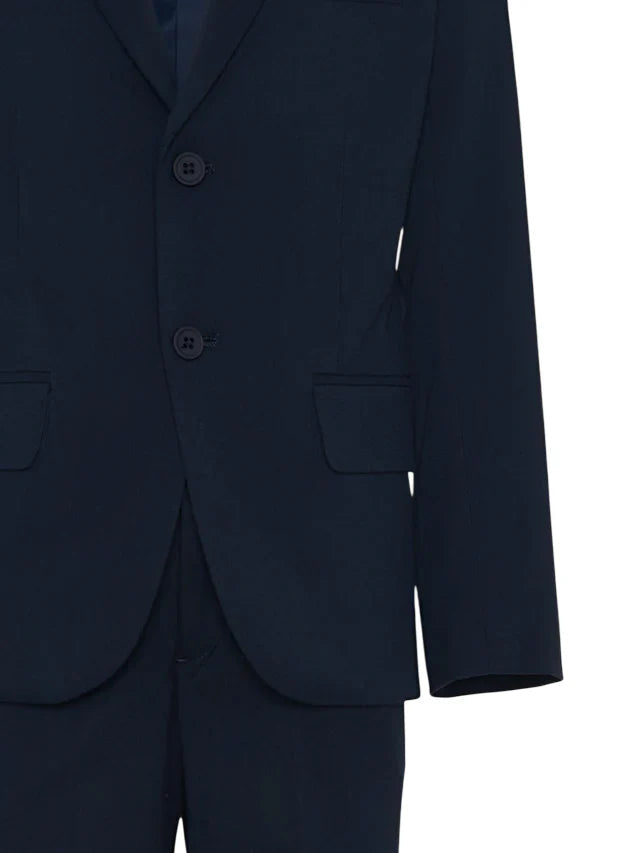 Boss completo elegante bambino giacca e pantaloni blu J52684 BLU ELETTRICO BOSS 