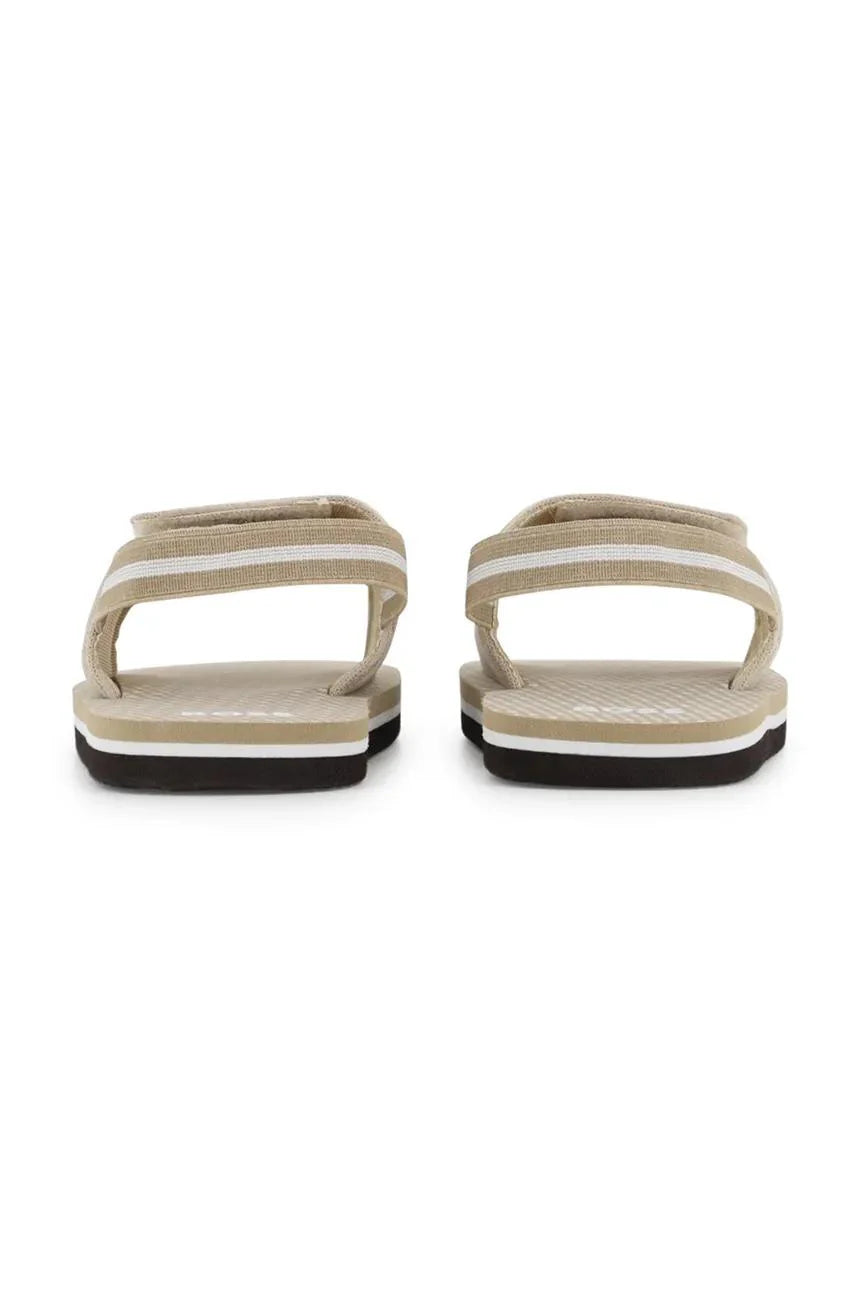 Boss sandali bambino con strappi beige J52820 BEIGE BOSS 