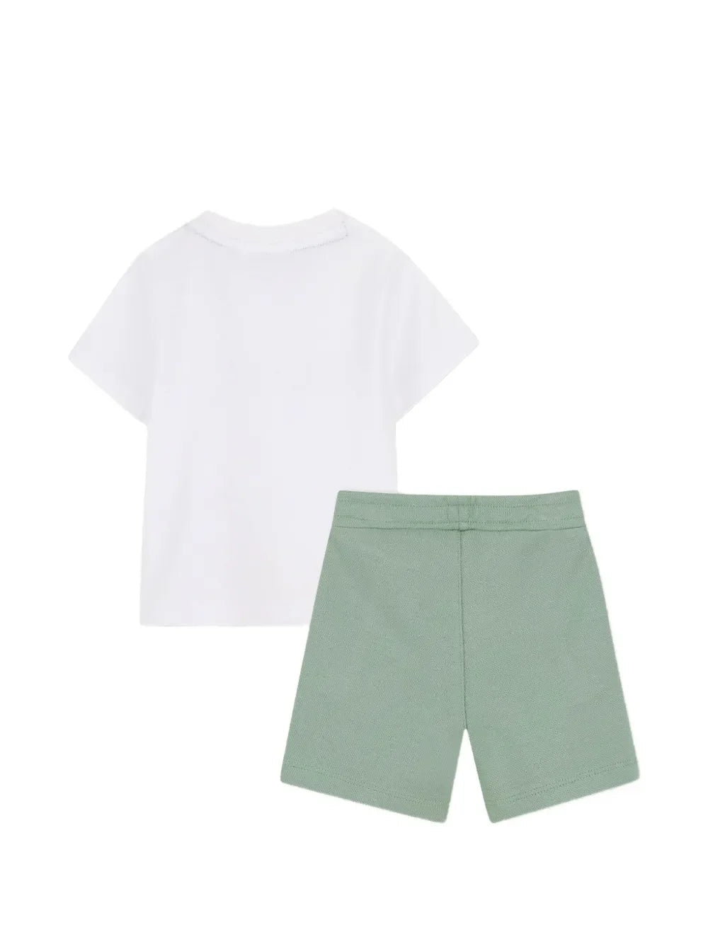 Boss completo neonato T-shirt e shorts bianco verde J52851 BAIA VERDE BOSS 