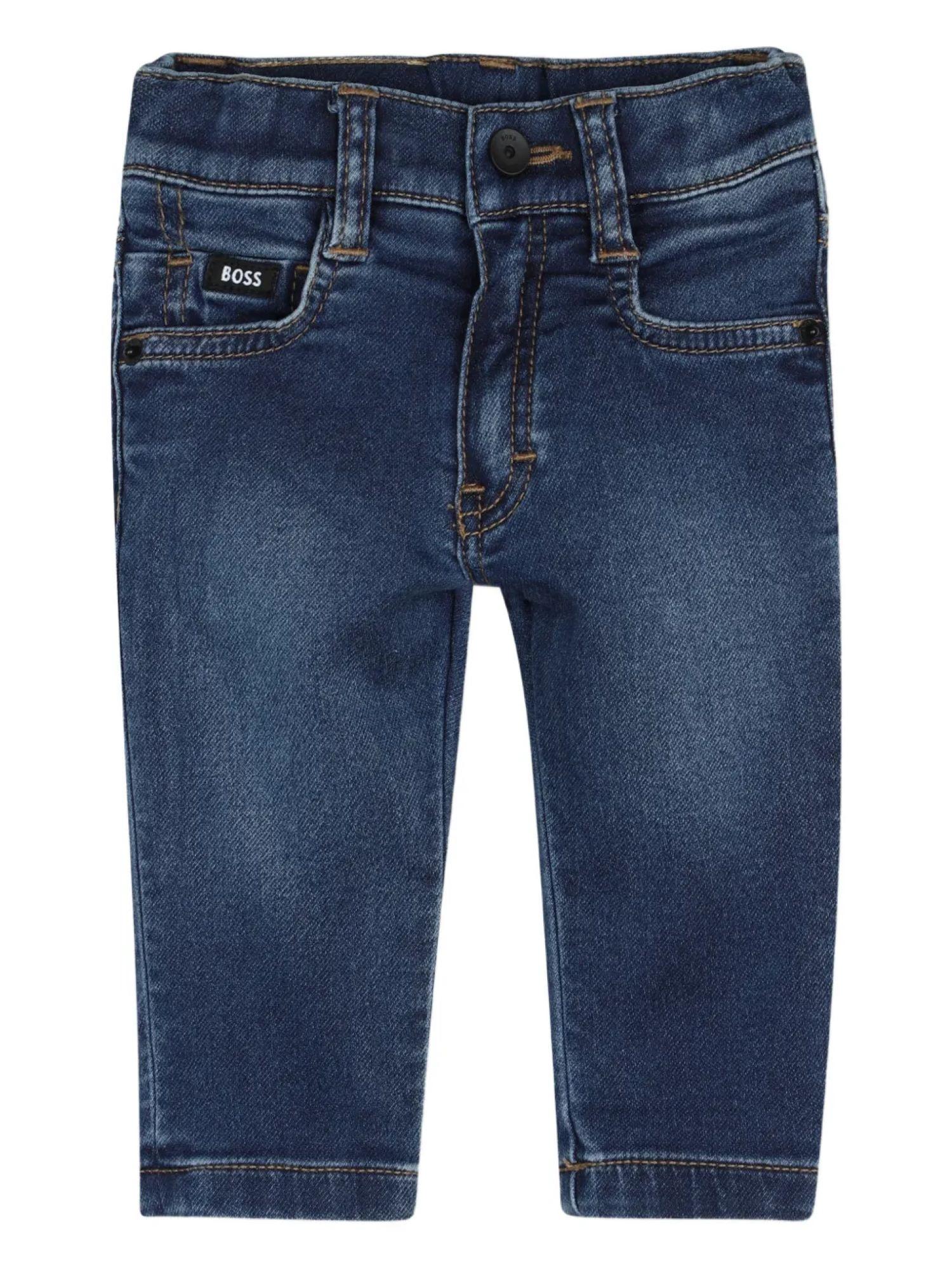 Boss jeans neonato slim fit lavaggio blu J52857 LAVAGE ENZYMATIQUE POUSSE BOSS 