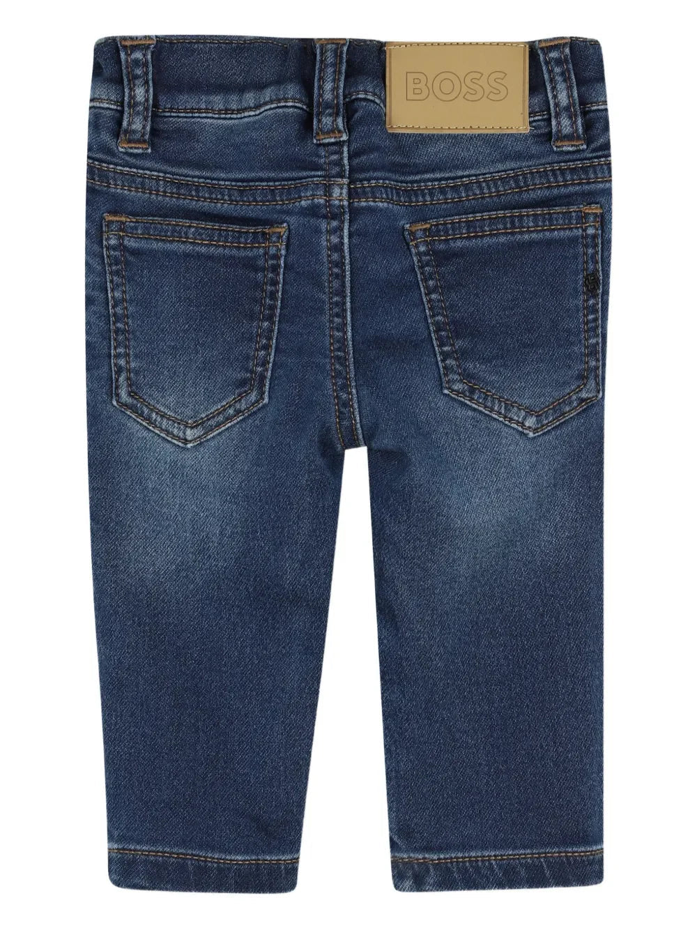 Boss jeans neonato slim fit lavaggio blu J52857 LAVAGE ENZYMATIQUE POUSSE BOSS 