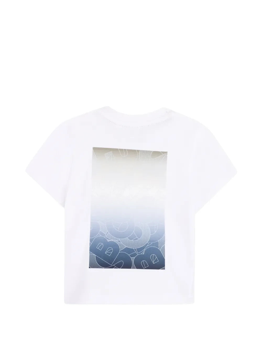 Boss T-shirt neonato manica corta con logo bianco J52891 BIANCO BOSS 