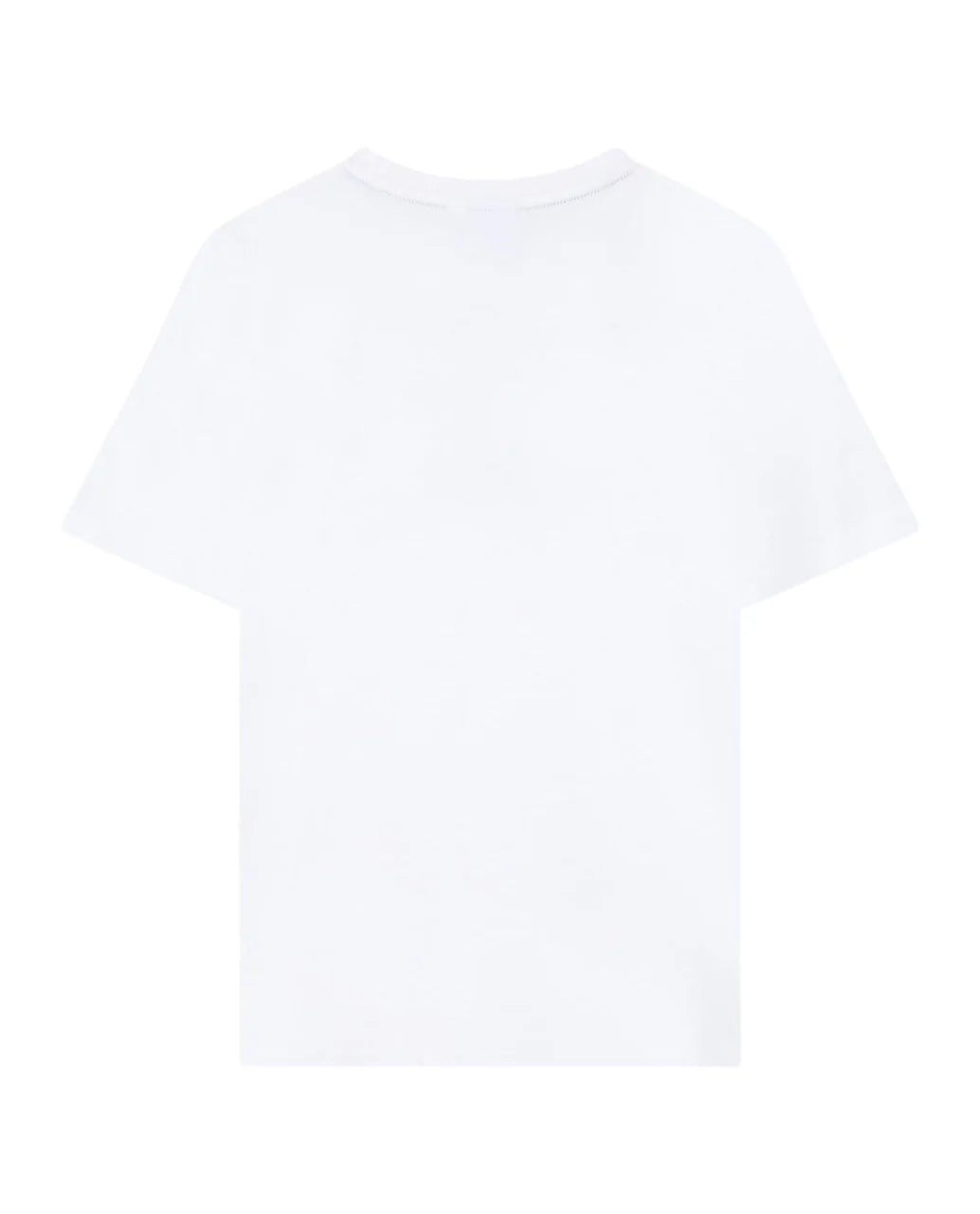 Boss T-shirt bambino manica corta con logo bianco J52979 BIANCO BOSS 
