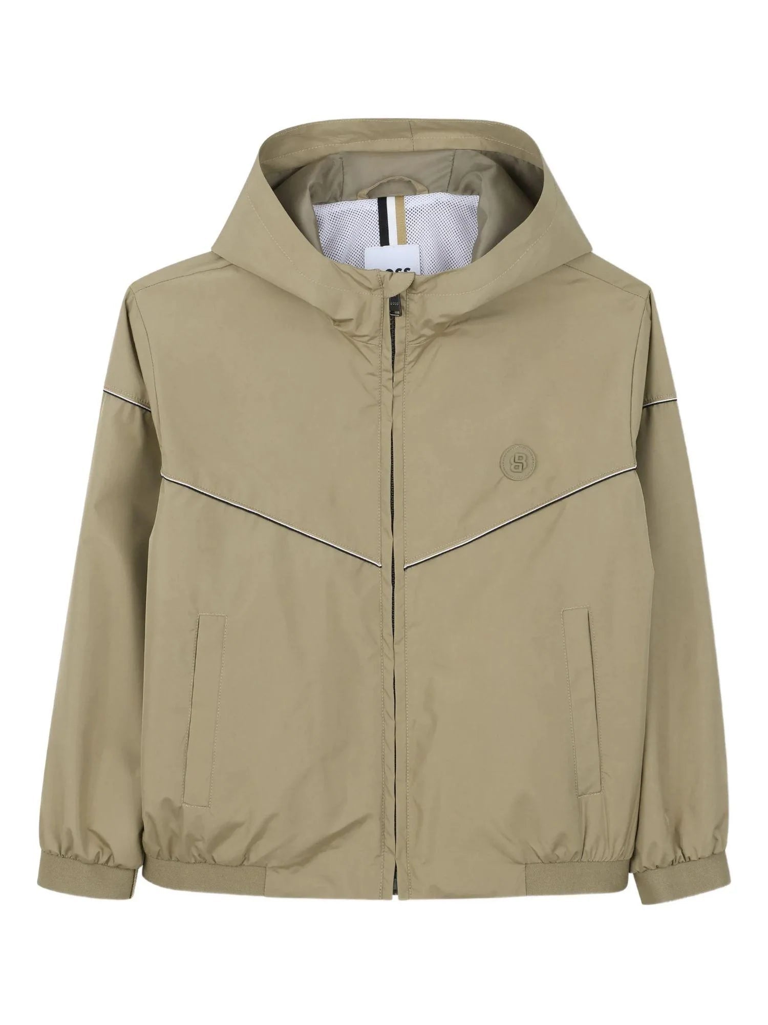 Boss giubbino leggero bambino con cappuccio beige J52996 BEIGE SCURO BOSS 