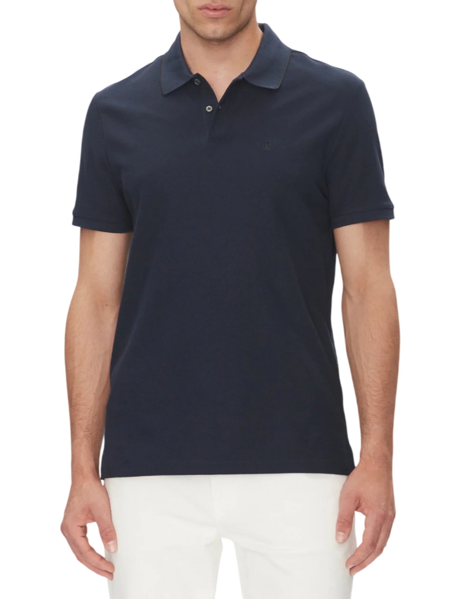 Calvin Klein polo in piquè uomo manica corta blu LV04LC239G CEF Calvin Klein 