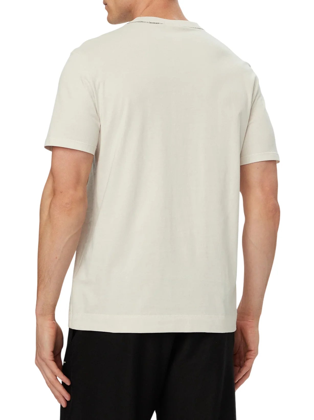 Calvin Klein T-shirt uomo in jersey manica corta ecrù LV04LF223G GNA Calvin Klein 