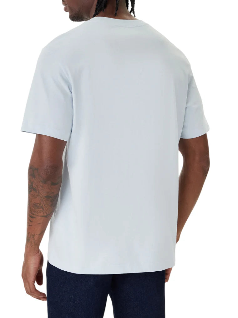 Calvin Klein T-shirt uomo manica corta con logo celeste LV04LF811G CIQ Calvin Klein 