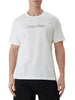 Calvin Klein T-shirt uomo manica corta con logo bianco