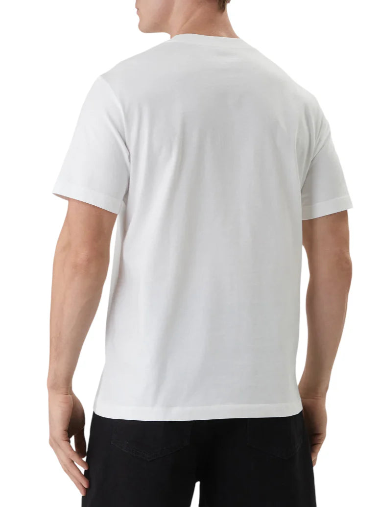 Calvin Klein T-shirt uomo manica corta con logo bianco LV04LF813G YAF Calvin Klein 