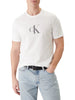 Calvin Klein T-shirt uomo manica corta con logo bianco