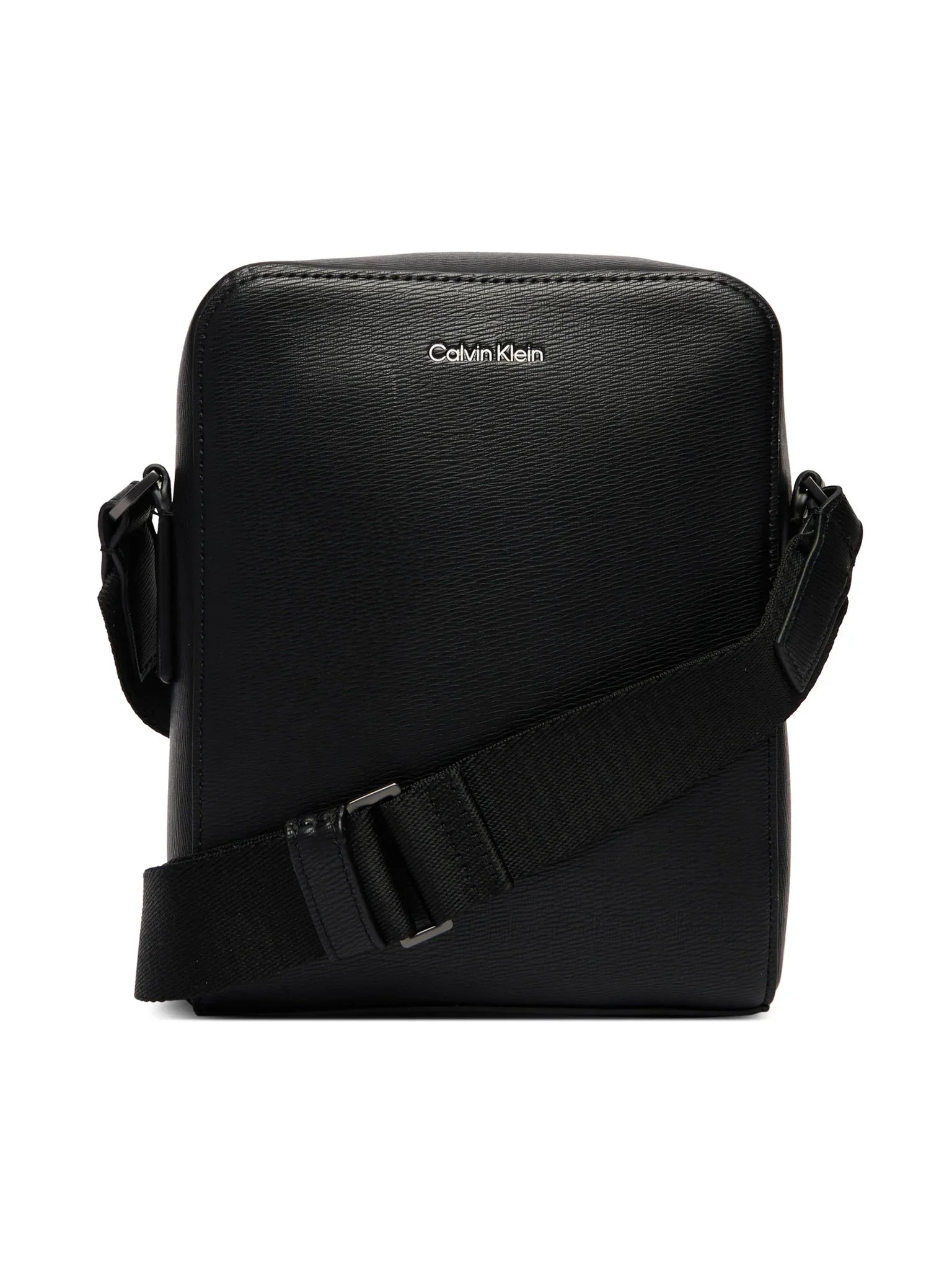 Calvin Klein borsa a tracolla uomo in ecopelle saffiano nero LV04D3293G UB1 Calvin Klein Accessori 
