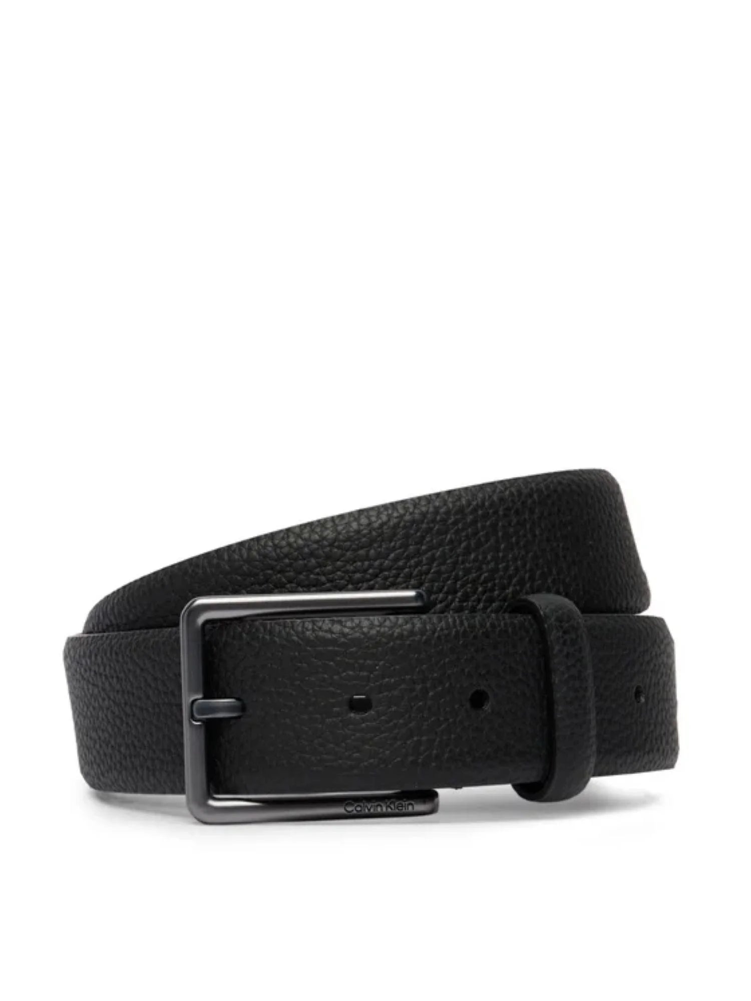 Calvin Klein cintura uomo in pelle martellata h3,5 nero LV04D7062G WCA Calvin Klein Accessori 