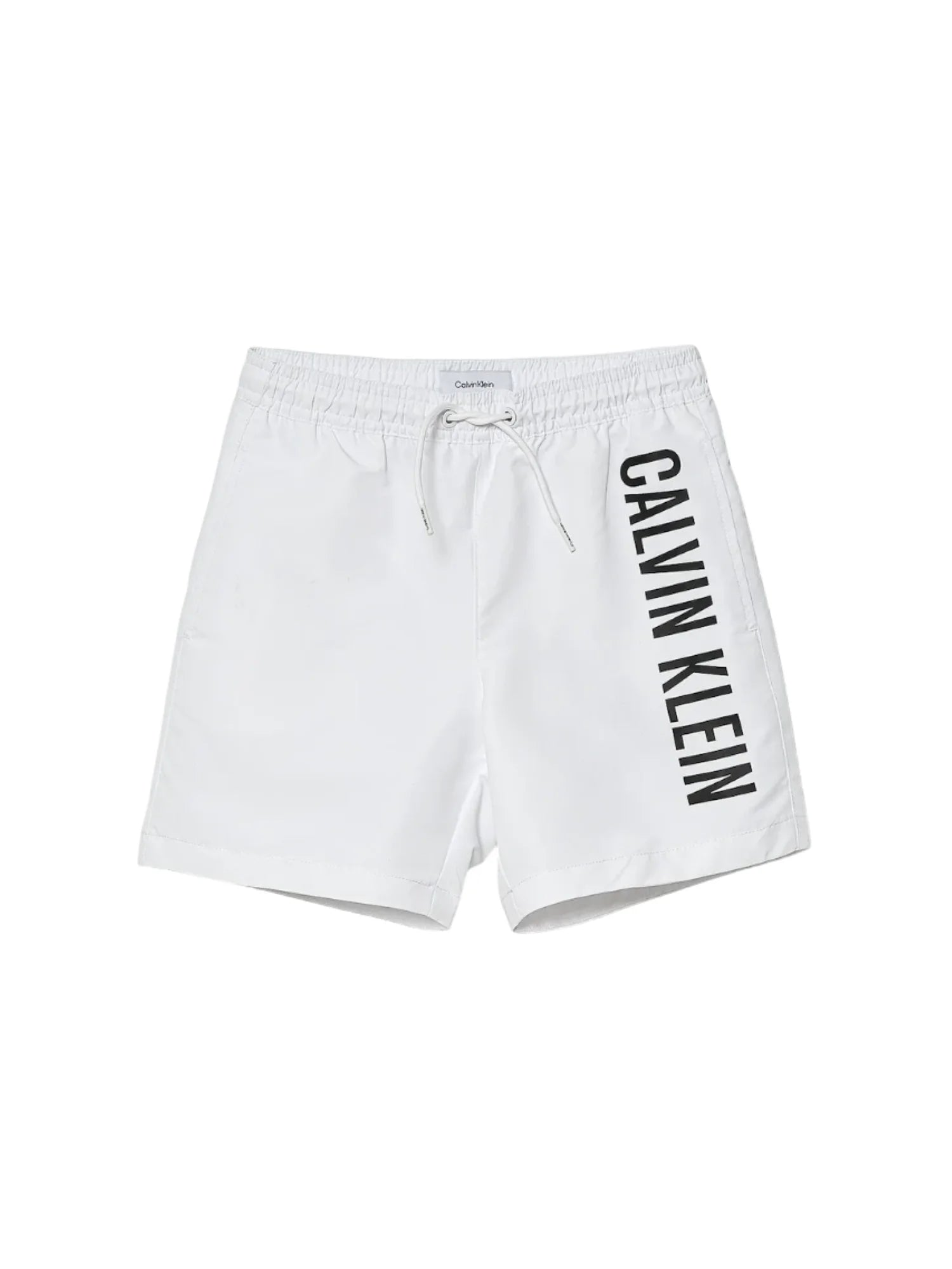 Calvin Klein boxer mare bambino stampa logo bianco KV0KV00053 YCD Calvin Klein Beachwear 