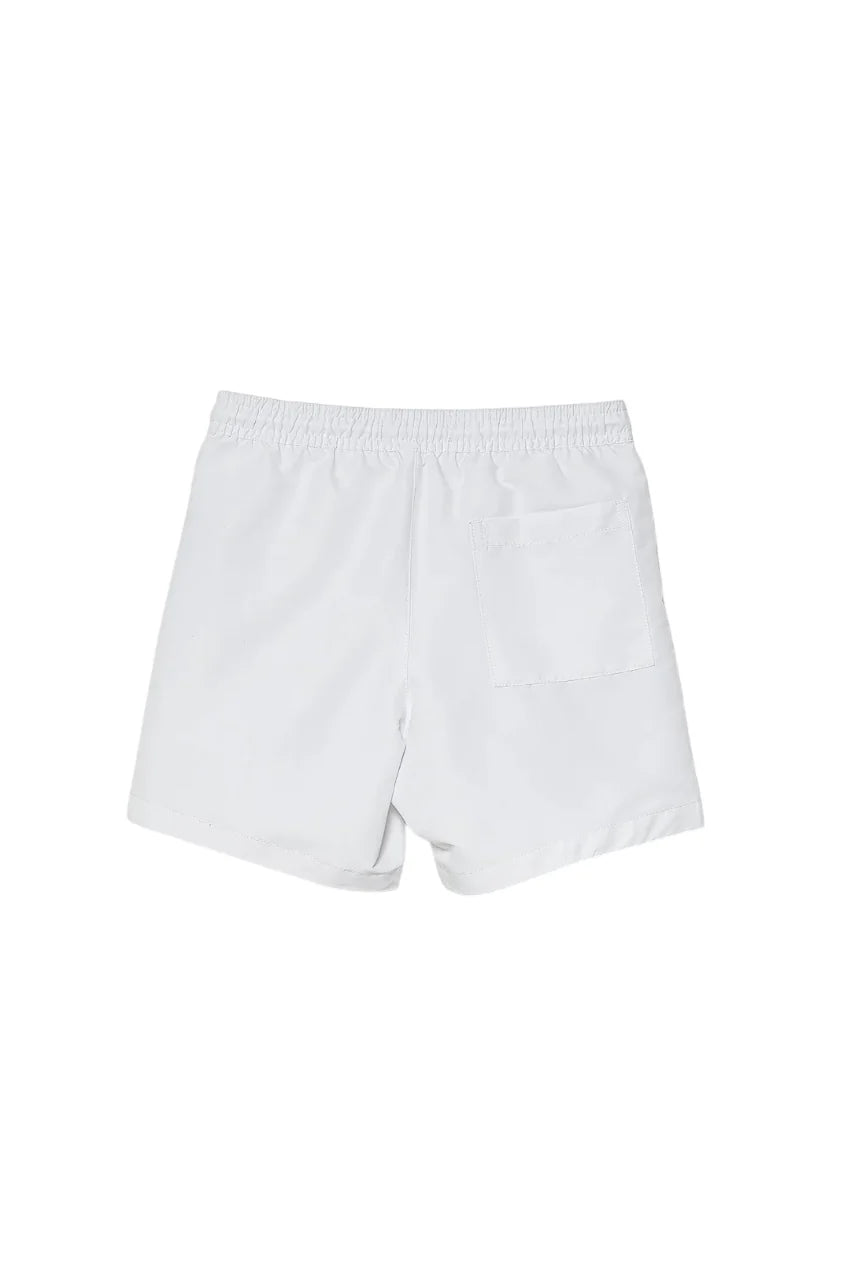 Calvin Klein boxer mare bambino stampa logo bianco KV0KV00053 YCD Calvin Klein Beachwear 