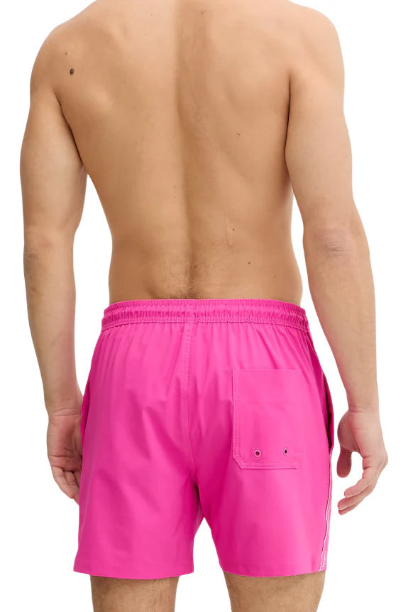 Calvin Klein boxer mare uomo con bande logate fucsia LV00N61002 MKT Calvin Klein Beachwear 