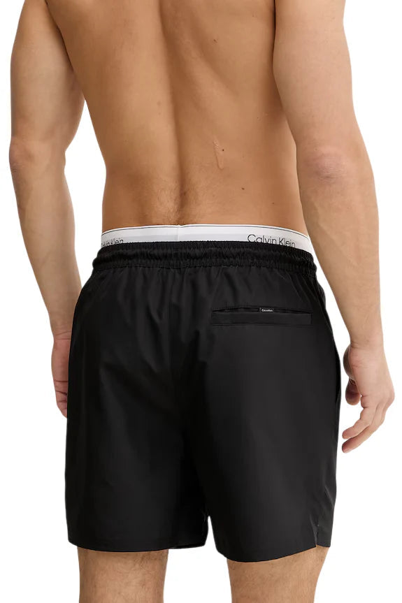 Calvin Klein boxer mare uomo con fascia logata nero LV00N61023 UB1 Calvin Klein Beachwear 