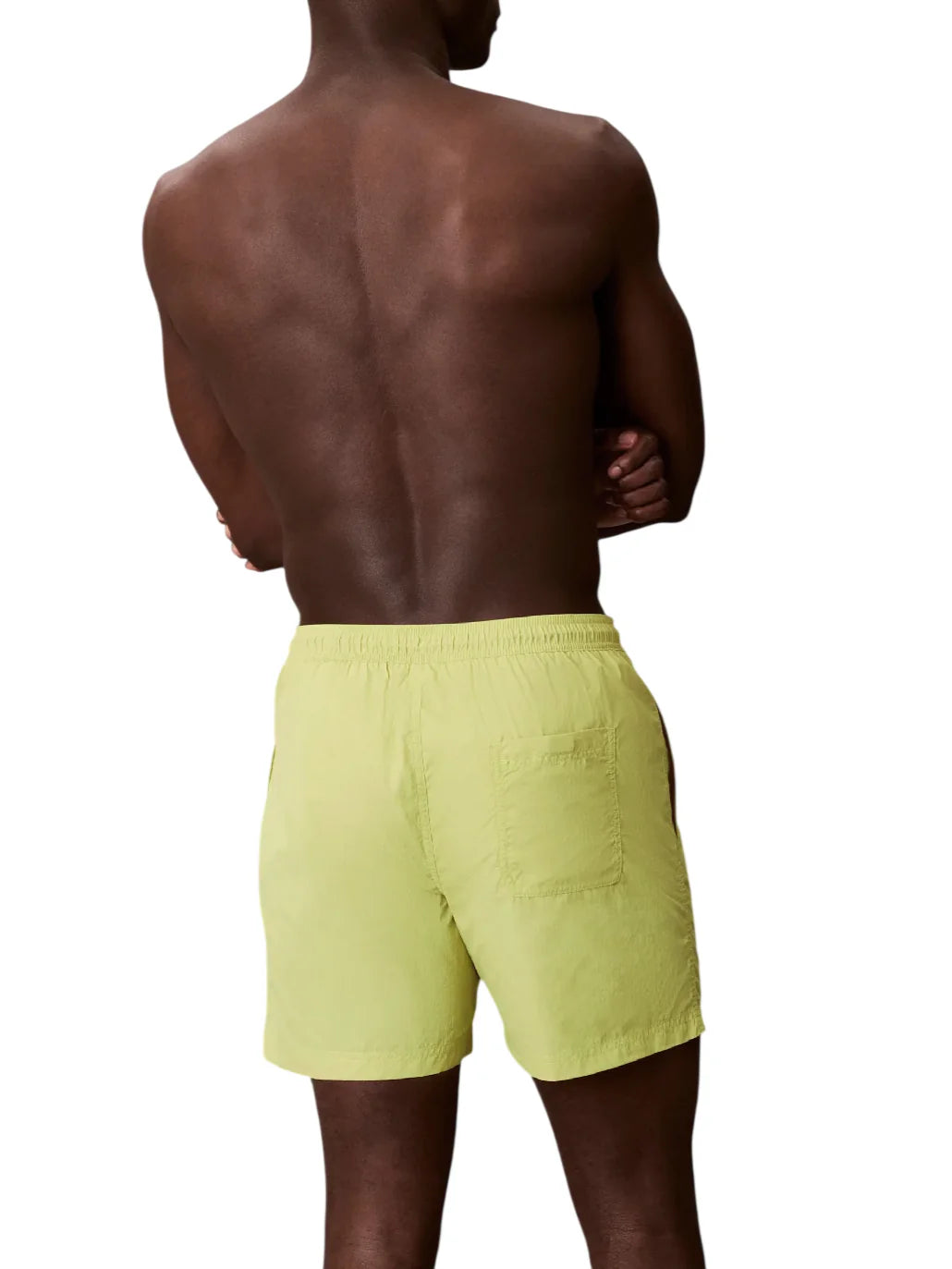 Calvin Klein boxer mare uomo con logo ricamato giallo ocra LV00N61029 8Y7 Calvin Klein Beachwear 
