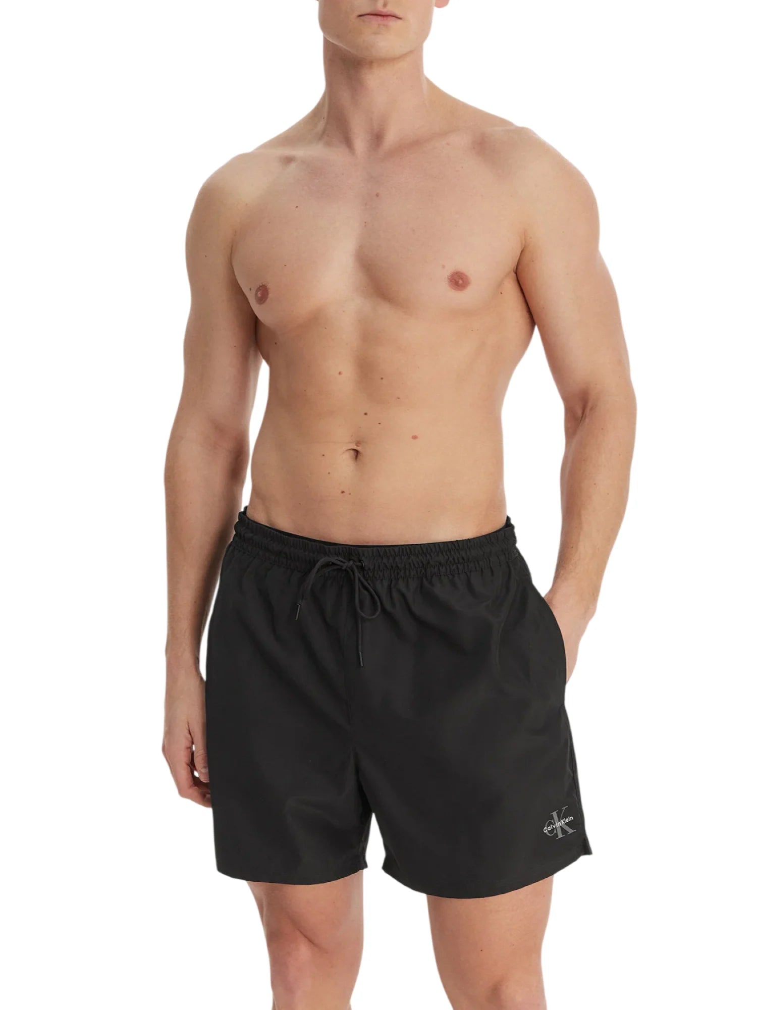 Calvin Klein boxer mare uomo con logo nero LV00N61045 UB1 Calvin Klein Beachwear 