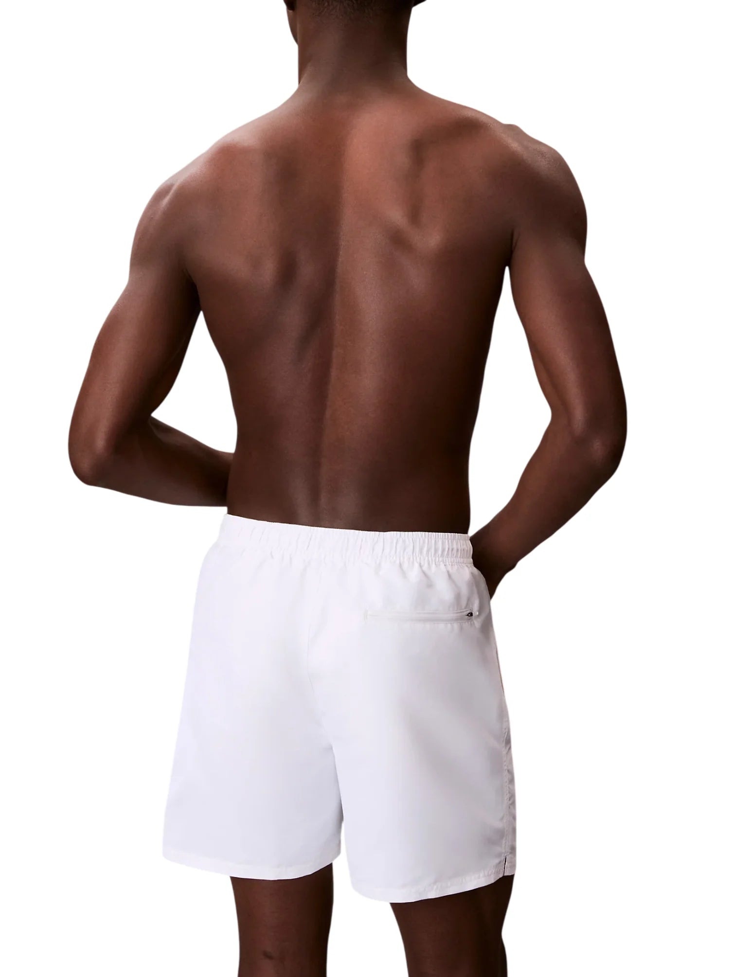 Calvin Klein boxer mare uomo con logo bianco LV00N61047 100 Calvin Klein Beachwear 