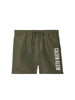 Calvin Klein boxer mare uomo con logo verde militare