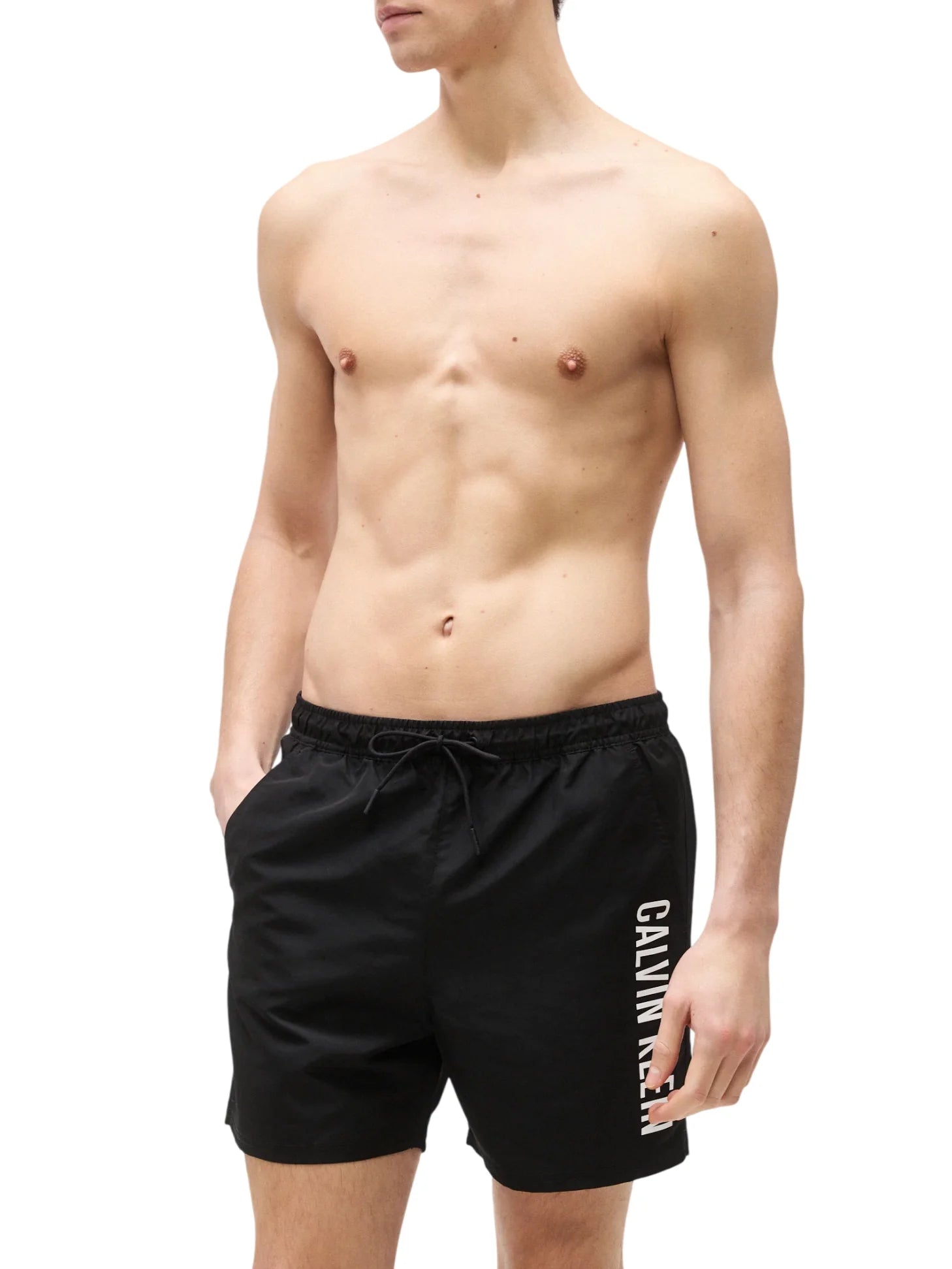 Calvin Klein boxer mare uomo con logo nero LV00N61047 UB1 Calvin Klein Beachwear 