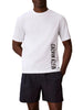Calvin Klein T-shirt uomo manica corta con logo bianco