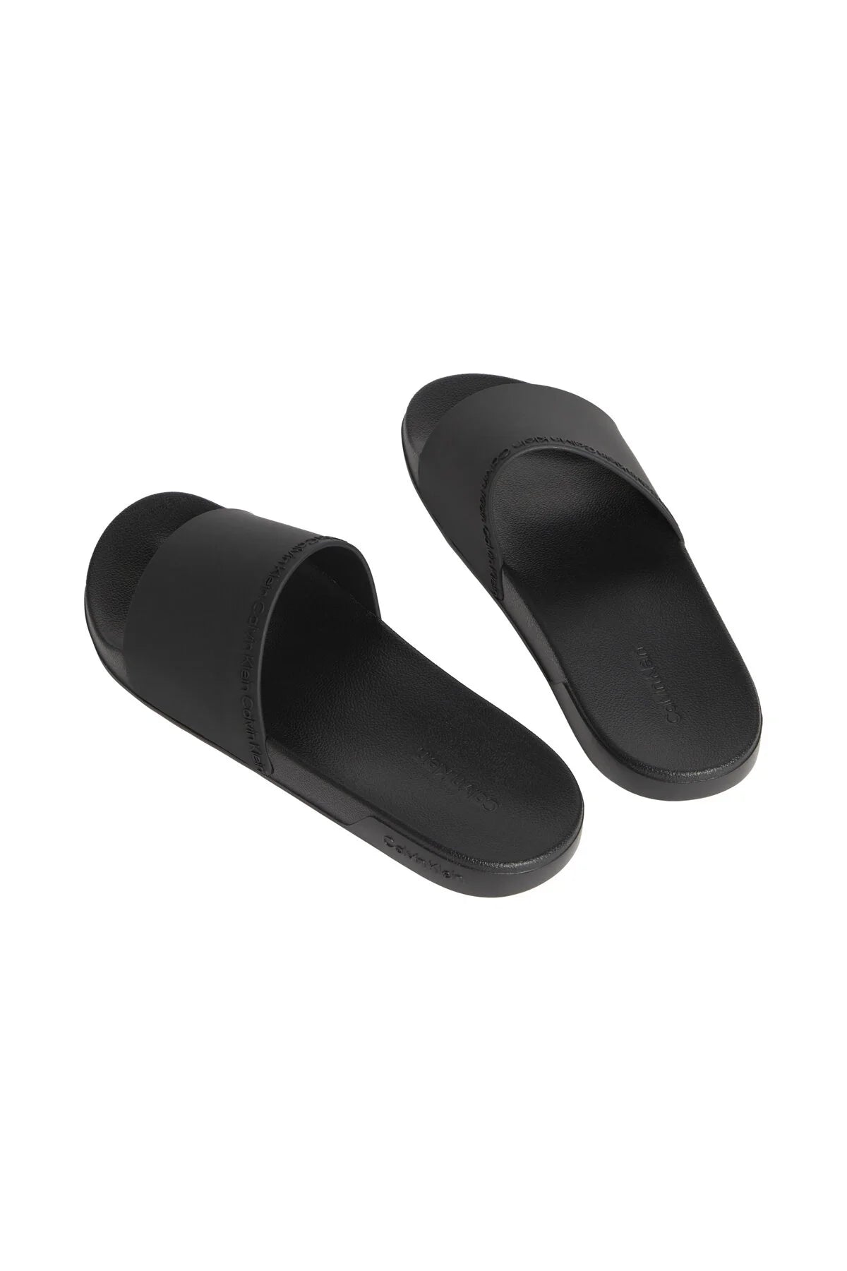 Calvin Klein ciabatte uomo in gomma con logo nero HM0HM02108 0GJ Calvin Klein Footwear 