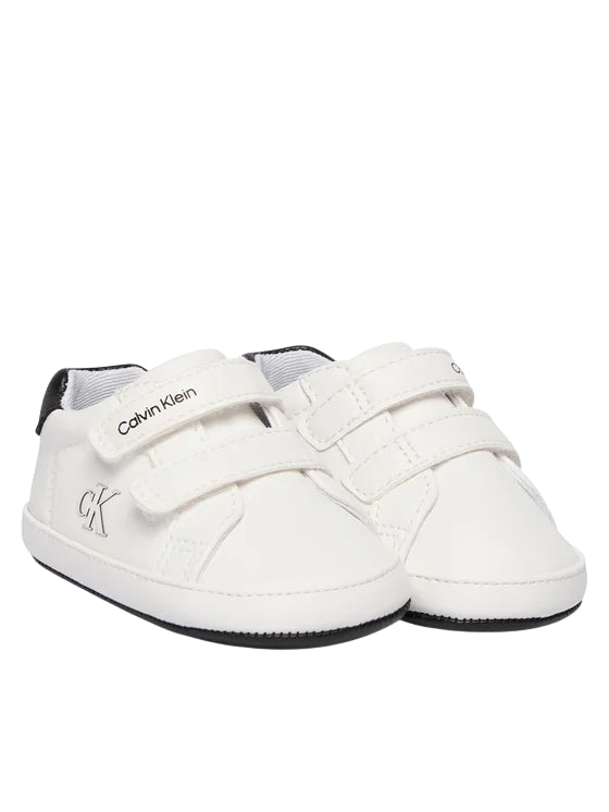 Calvin Klein scarpette neonato con velcro bianco V0B9-83273-1582 X002 Calvin Klein Footwear 