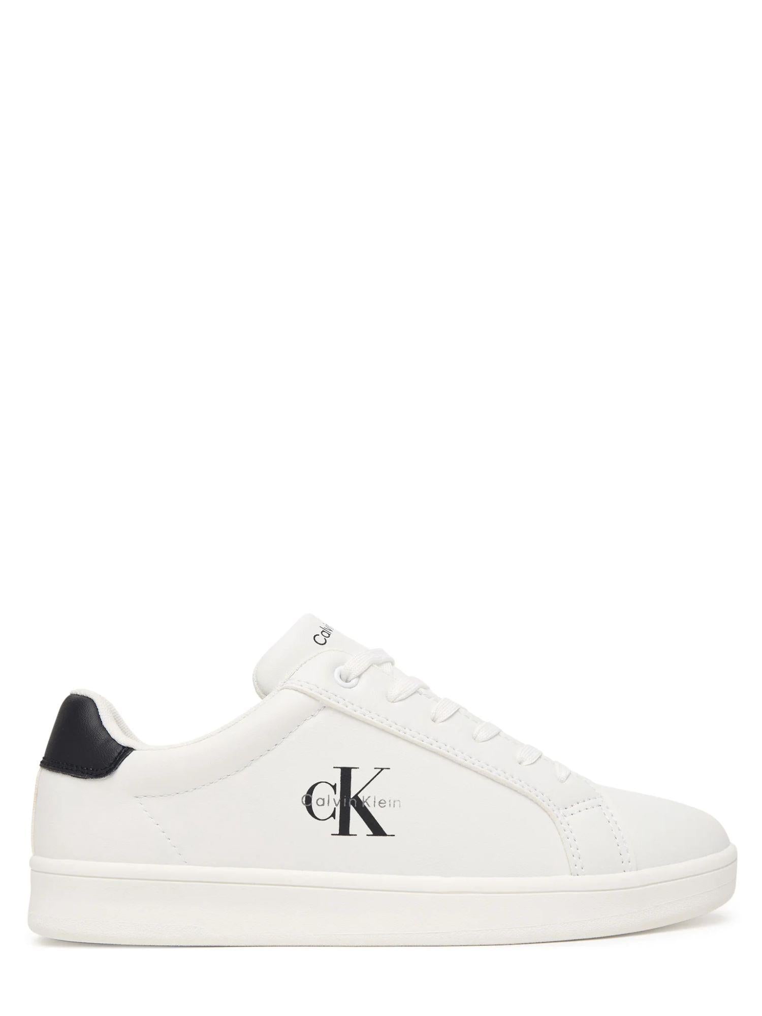 Calvin Klein Jeans sneakers bambino in ecopelle bianco V3X9-83284-1355 X002 Calvin Klein Footwear 