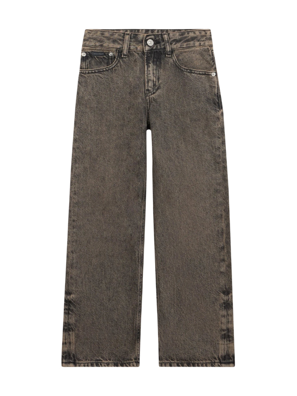 Calvin Klein Jeans jeans bambino Skater fit lavaggio grigio IB0IB02601 1BY Calvin Klein Jeans 