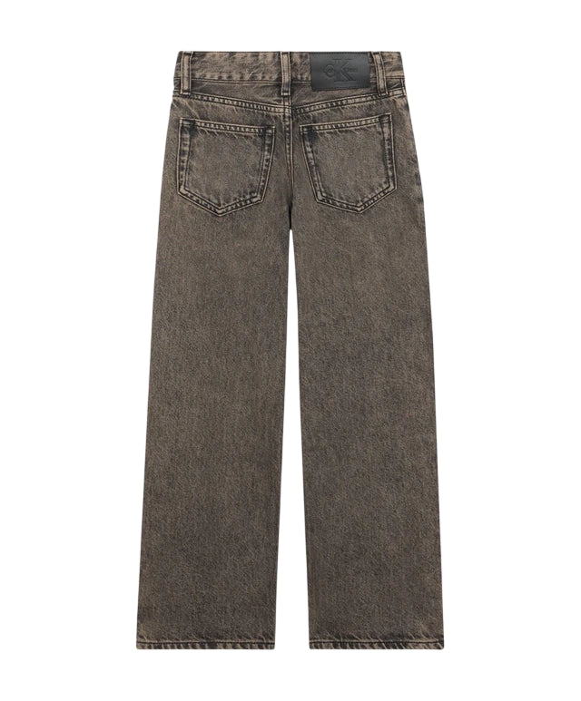 Calvin Klein Jeans jeans bambino Skater fit lavaggio grigio IB0IB02601 1BY Calvin Klein Jeans 
