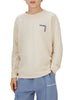 Calvin Klein Jeans T-shirt manica lunga bambino ecrù