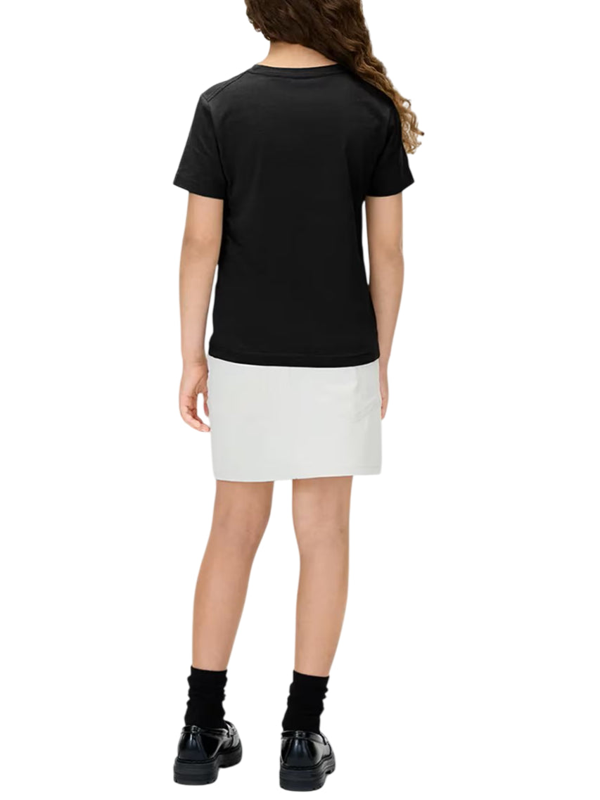 Calvin Klein Jeans T-shirt bambina manica corta nero IU0IU00715 BEH Calvin Klein Jeans 