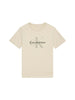 Calvin Klein Jeans T-shirt bambina manica corta ecrù