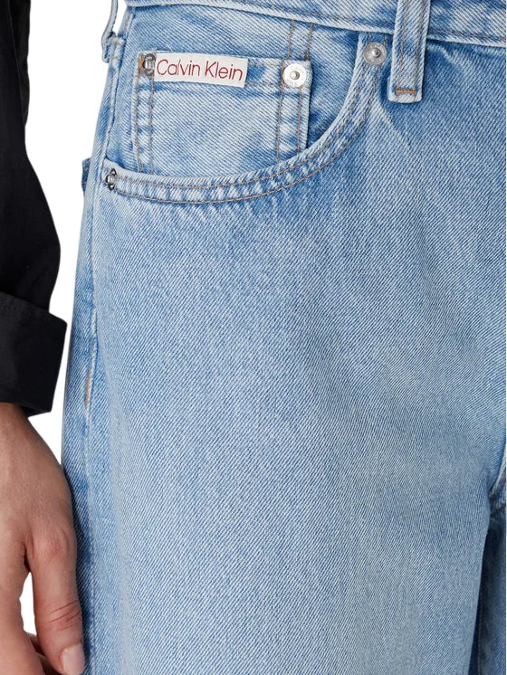 Calvin Klein Jeans  jeans donna wide leg lavaggio chiaro LV047F662G RJK Calvin Klein Jeans 