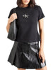 Calvin Klein Jeans T-shirt manica corta donna Gradient logo nero