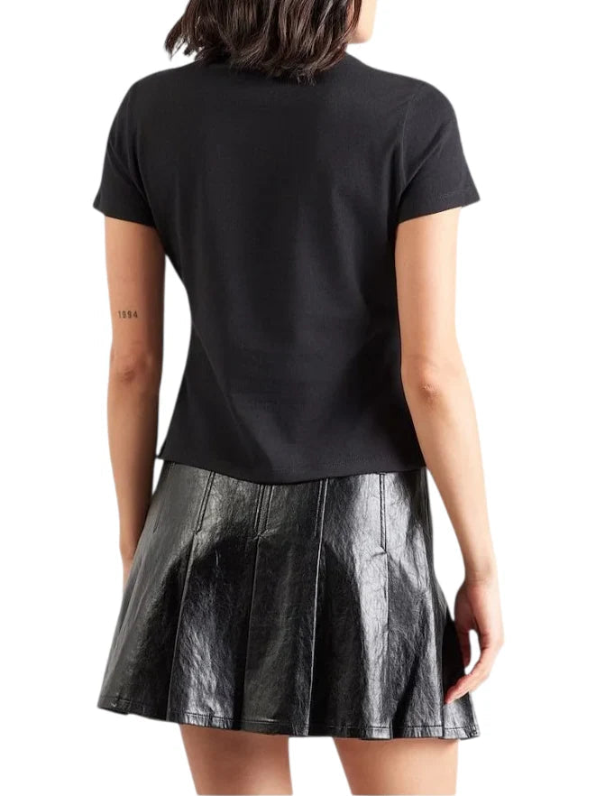 Calvin Klein Jeans T-shirt manica corta donna Gradient logo nero LV047F841G UB1 Calvin Klein Jeans 