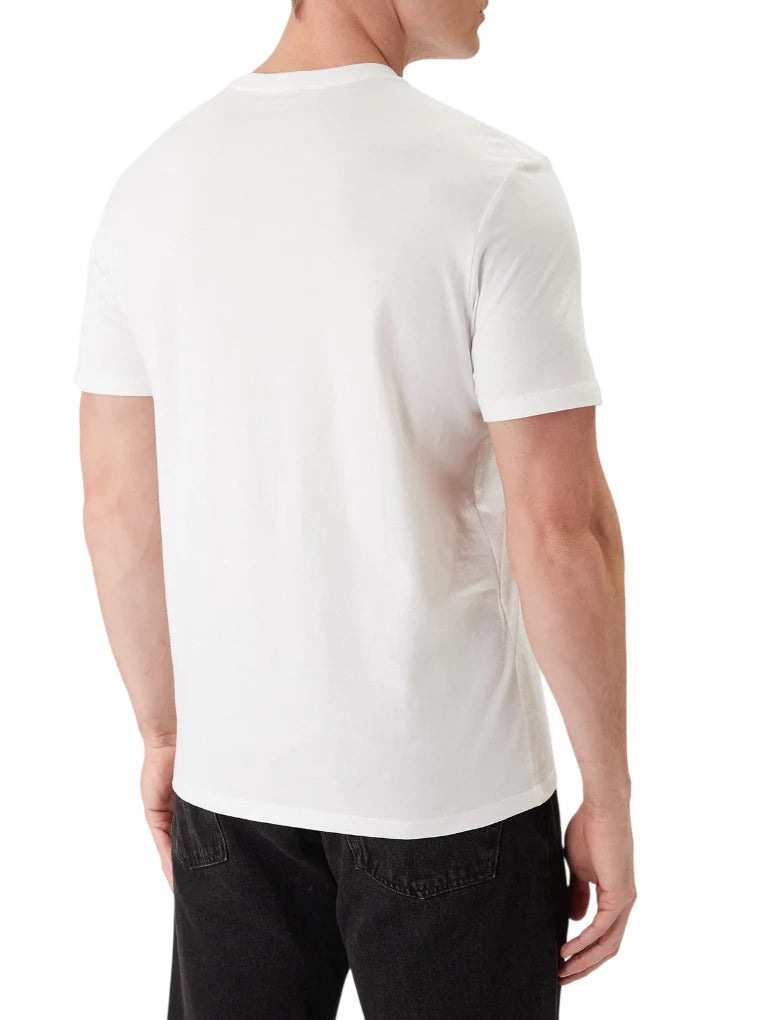 Calvin Klein Jeans T-shirt manica corta con logo uomo bianco LV04RB866G YAF Calvin Klein Jeans 